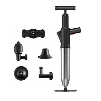 Professional High Pressure Pipe Plunger Toilet Plungers Pump Air Blaster Hose Unblocker Opener Drain Sinks Cleaning Gun Bathtub